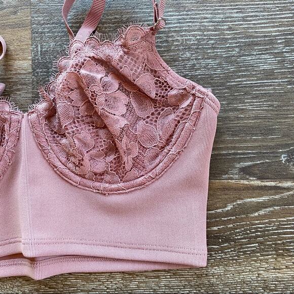 Free People Bianca Longline Balconnet Bra Size XS - Picture 3 of 13